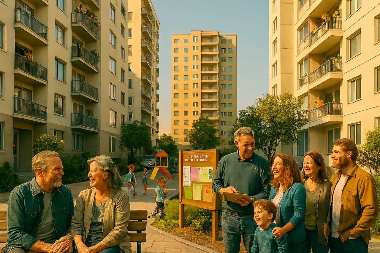 مدیریت روابط اجتماعی در برج های پر جمعیت