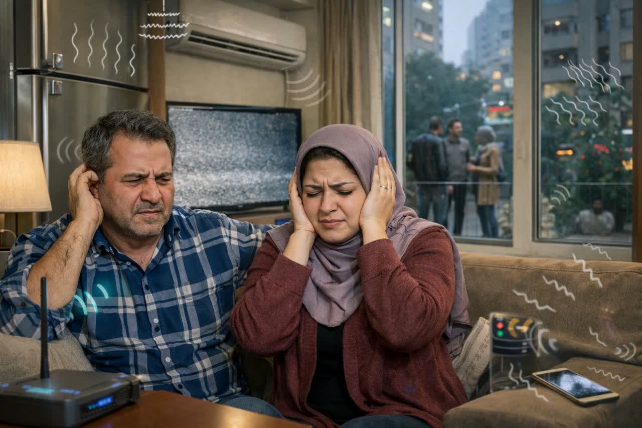 آلودگی صوتی پنهان در خانه ها و آپارتمان